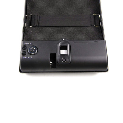 Mini Safe, Portable Storage Box with Fingerprint Lock