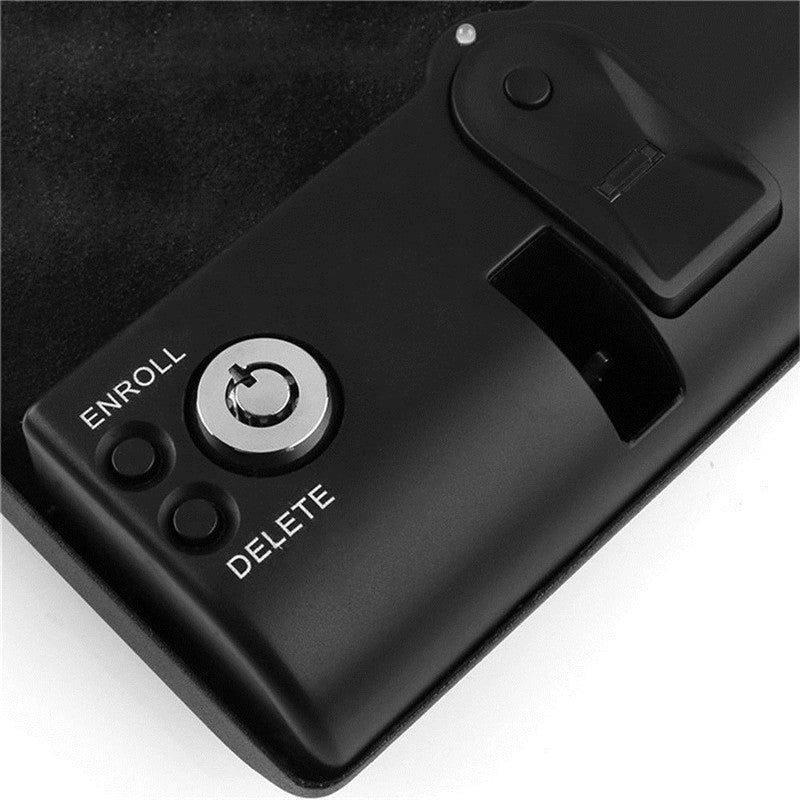 Mini Safe, Portable Storage Box with Fingerprint Lock