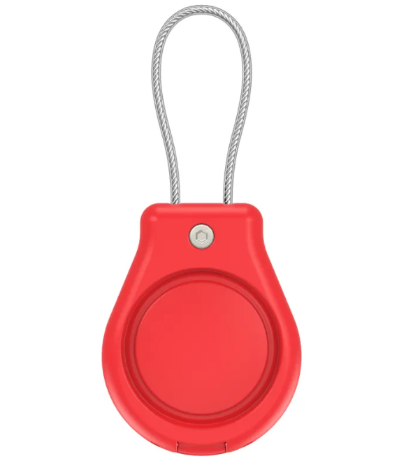 Anti-Loss Alarm Device Waterproof Necklace Chain Case for AirTag