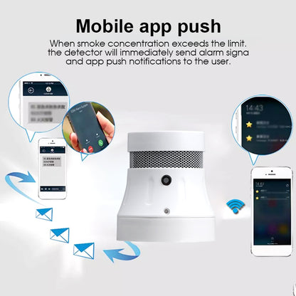 Wireless Smart Fire Smoke Alarm Sensor