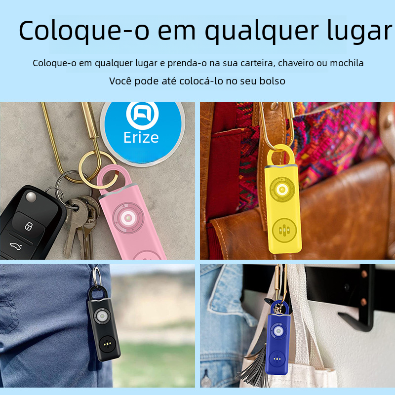 Amazon Cross-Border Personal Alarm Keychain for Women